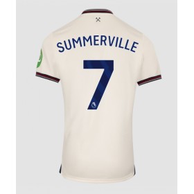 Pánské fotbalový oblečení West Ham United Crysencio Summerville #7 Venkovní košile 2025-26 Krátkým Rukávem
